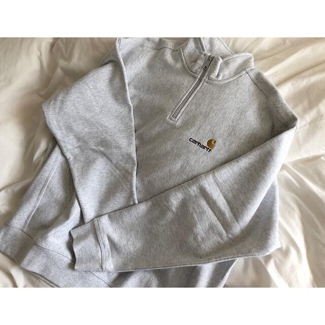 【希少XLサイズ•人気カラー深緑】carhartt WIPカーハートハーフジップ