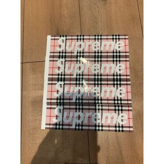 シュプリーム(Supreme)のsupreme Burberry ステッカー 4枚セット ピンク(その他)