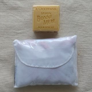 ロクシタン(L'OCCITANE)のロクシタンボンメールソープ 100g & エコバッグ(日用品/生活雑貨)