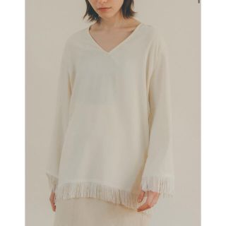 クラネ(CLANE)のクラネ　CLANE  W FACE FRINGE TOPS(シャツ/ブラウス(長袖/七分))