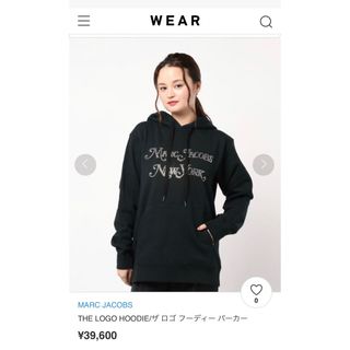 MARC JACOBS THE LOGO HOODIE/ザ ロゴ フーディー