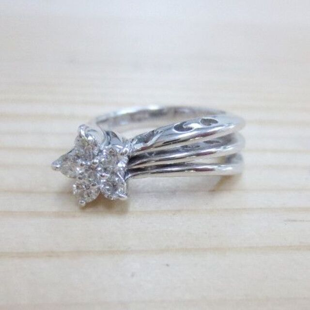 PonteVecchio - ポンテヴェキオ　K18WG　ダイヤ0.30ct　リング
