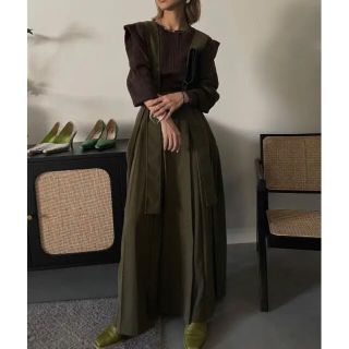 アメリヴィンテージ(Ameri VINTAGE)のmusucari様専用‼️SUSPENDER PLEATS SKIRT(ロングスカート)