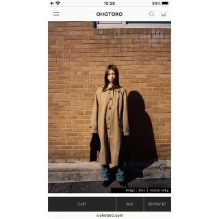 オオトロ(OHOTORO)のohotoro firenze trench coat(トレンチコート)