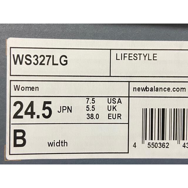 New Balance(ニューバランス)のニューバランス　WS327LG 24.5cm レディースの靴/シューズ(スニーカー)の商品写真