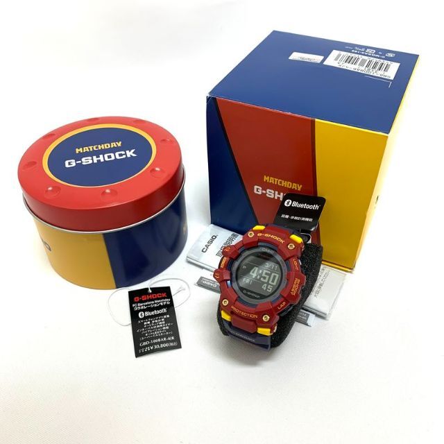 新品 G-SHOCK × FC.BARCELONA GBD-100BAR バルサ時計