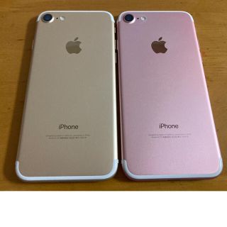 アイフォーン(iPhone)のiPhone7 32G 2台セット(スマートフォン本体)