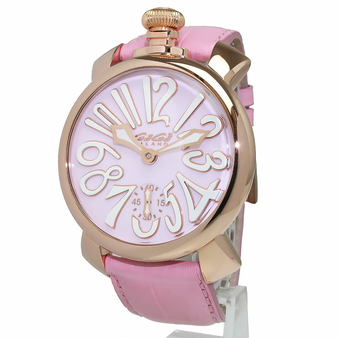GaGa MILANO - ガガミラノ マヌアーレ 48MM 腕時計 ピンク 訳有(新品