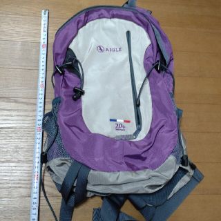 エーグル(AIGLE)の【Maki様専用】AIGLEエーグル バックパック　20L　パープル(リュック/バックパック)