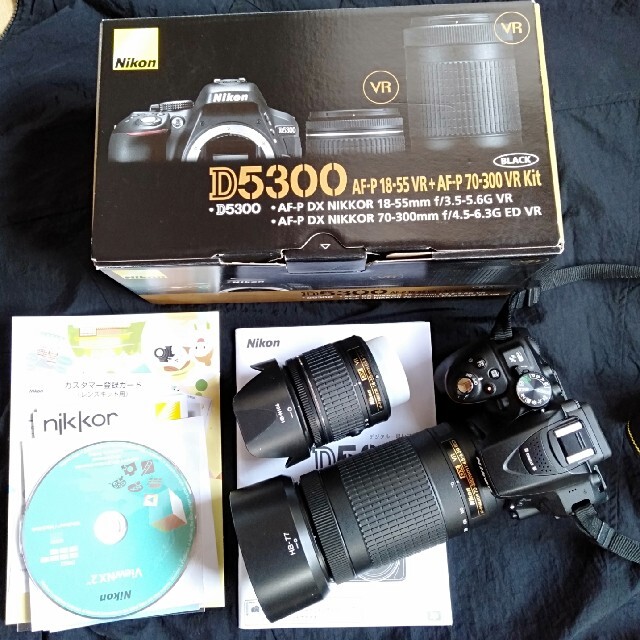 Nikon Nikon カメラ AF P BLACK タ フ ルス ームキット スマホ/家電/カメラ D5300 AF P