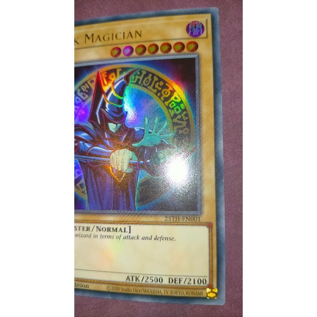 遊戯王 英語 EU版 ブラックマジシャン 旧イラスト 25TH 美品 遊戯王 英語 EU版 ブラックマジシャン 旧イラスト 25TH 美品