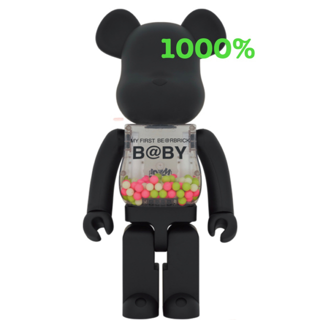 ハンドメイドMY FIRST BE@RBRICK B@BY MATT BLACK 1000%