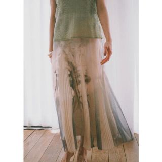 アメリヴィンテージ(Ameri VINTAGE)のSAYO NAGASE SPRING EVENING COLLAB SKIRT (ロングスカート)