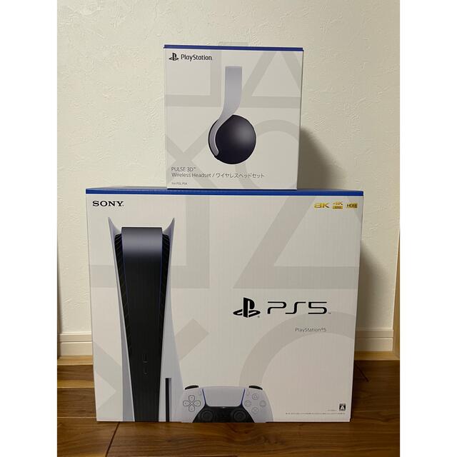新作揃え PlayStation - PlayStation5本体＋ワイヤレスヘッドセット 家庭用ゲーム機本体