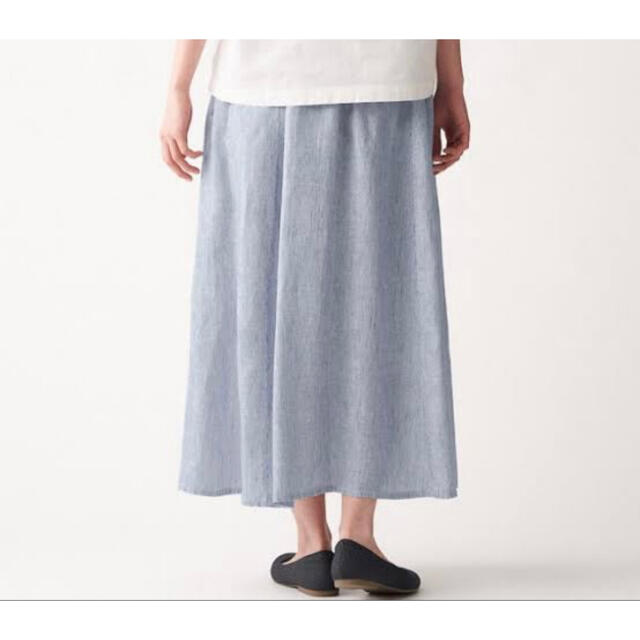 MUJI (無印良品)(ムジルシリョウヒン)の【無印良品】フレンチリネン ギャザースカート（ペチコート付き） レディースのスカート(ロングスカート)の商品写真