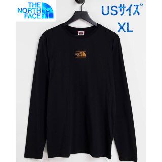 ザノースフェイス(THE NORTH FACE)の【海外限定】TNF メンズ　ロンT ブラック  US/XL　日本サイズ3L(Tシャツ/カットソー(七分/長袖))