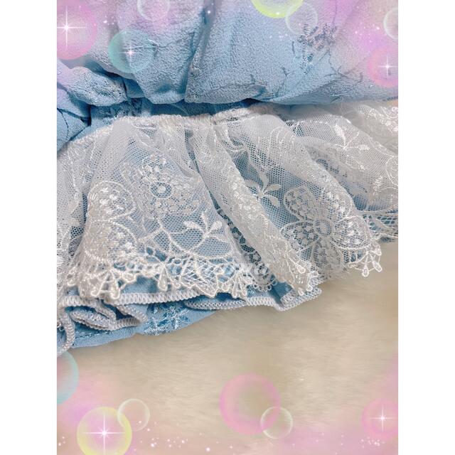 ⭐商品番号00016⭐　ハンドメイド　甘い姫系ロリーター犬服　フリフリ豪華ドレス