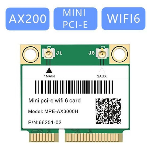 Intel AX200 Mini-PCIe AX3000H無線LANカードの通販 by 最速ワイヤレス ...