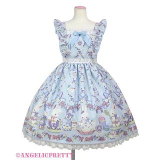 アンジェリックプリティー(Angelic Pretty)のFlower Garden Teatimeジャンパースカート(ロングワンピース/マキシワンピース)