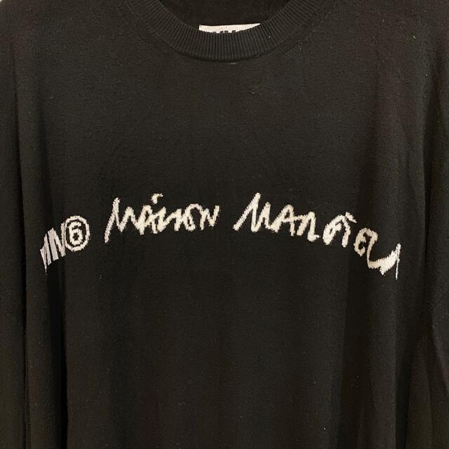 MM6♥︎ブラックロゴニット | livro.funcionalink.com.br