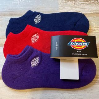 ディッキーズ(Dickies)の新品　メンズ　ディッキーズ　スニーカー　ソックス　靴下　25-27 3足(ソックス)