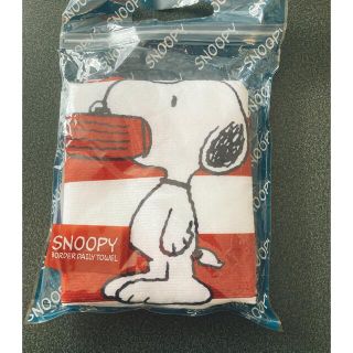 スヌーピー(SNOOPY)のスヌーピー　ボーダーデイリータオル(タオル)