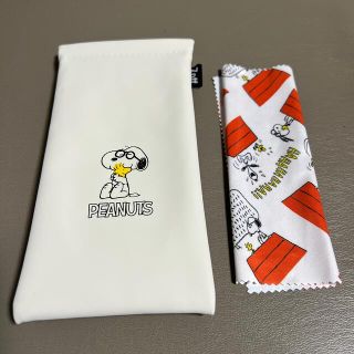 ゾフ(Zoff)のZoff メガネケース スヌーピー　ソフトケース　PEANUTS(サングラス/メガネ)