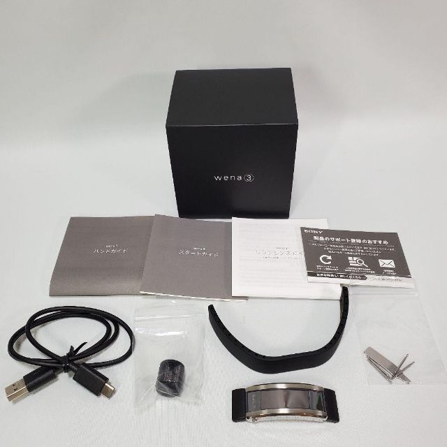 SONY　スマートウォッチ　wena3WNW-A21A/BrubberBlack