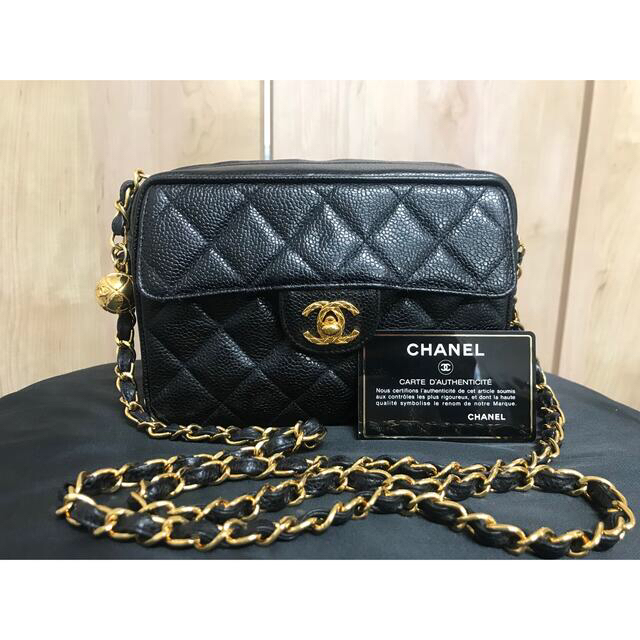 CHANEL シャネル キャビアスキン ミニマトラッセ  ショルダーバッグ