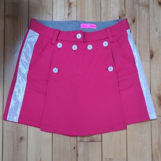 ビバハート(VIVA HEART)のビバハートのピンク色のキュロットスカート　後ろポケットが、カワイイです。(ウエア)