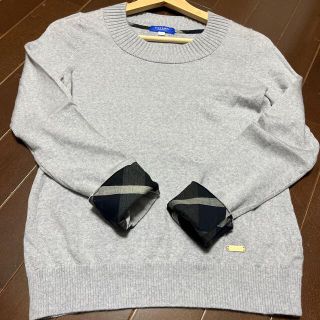 バーバリーブルーレーベル(BURBERRY BLUE LABEL)のバーバリー  ブルーレーベル　クレストブリッジ　プルオーバー  ニット　セーター(ニット/セーター)