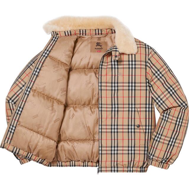 Supreme(シュプリーム)の評価418！Supreme Burberry Puffer Jacket メンズのジャケット/アウター(ダウンジャケット)の商品写真