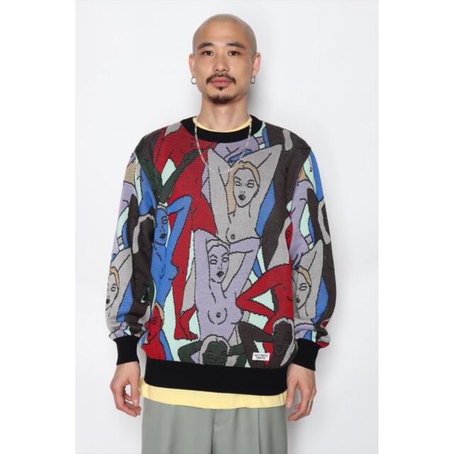 WACKO MARIA - WACKOMARIA KNIT JAQUARD SWEATER 22ssの通販 by なる