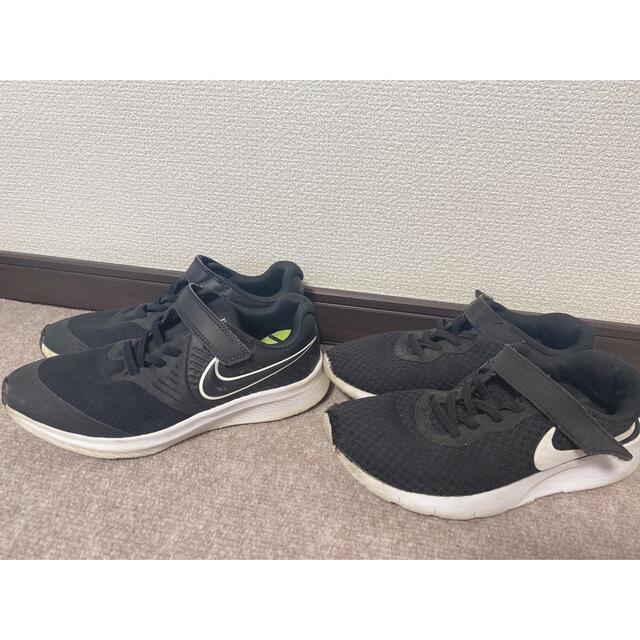 NIKE(ナイキ)のNIKEスニーカー　22㎝　2足セット キッズ/ベビー/マタニティのキッズ靴/シューズ(15cm~)(スニーカー)の商品写真