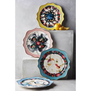 アンソロポロジー(Anthropologie)の♡みかんやさま専用♡アンソロポロジー バードプレート イエロー(食器)