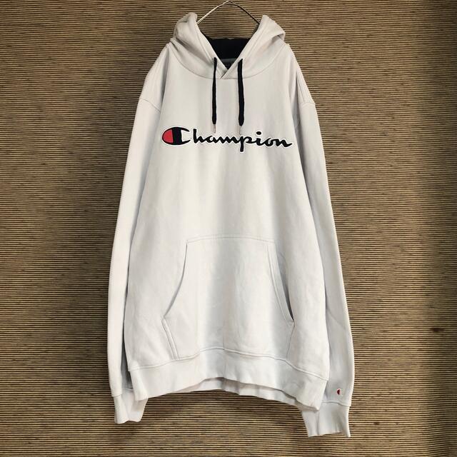 【チャンピオン】プルオーバーパーカー ゆるだぼ デカロゴ ビッグシルエット!1