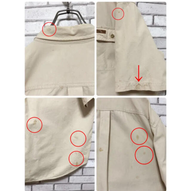 carhartt(カーハート)の超希少 カーハート 革タグ ビックサイズ チノ BD シャツ メキシコ製 90s メンズのトップス(シャツ)の商品写真