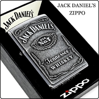 ジッポー(ZIPPO)の送料無料☆zippo☆Jack Daniel's☆メタルSV☆ウィスキー☆ジッポ(タバコグッズ)