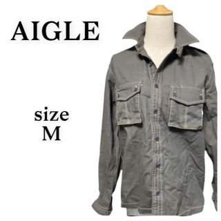 イーグルスモーク(EAGLE SMOKE)のAIGLE エーグル ミリタリーカーキジャケットブルゾン カジュアル(シャツ/ブラウス(長袖/七分))