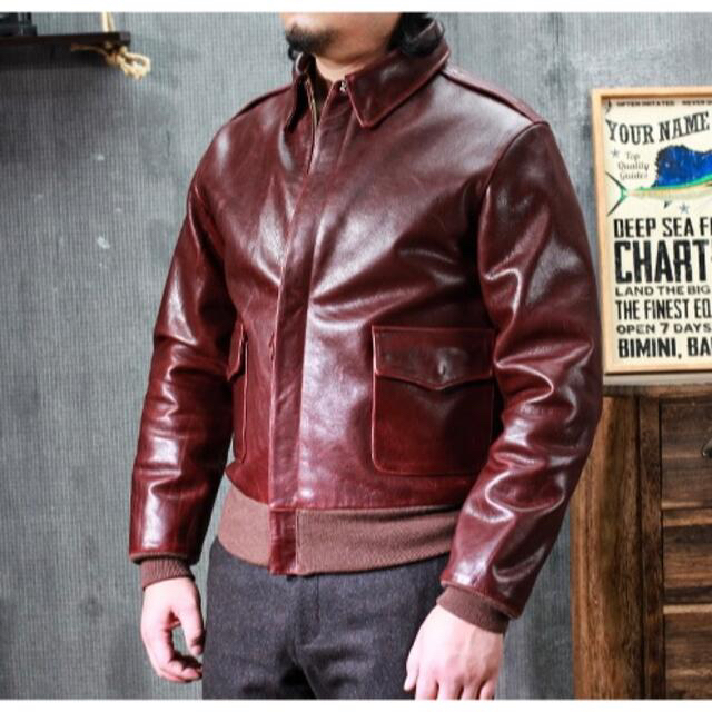 A2タイプ　Horween   フライトジャケット A－2　レザージャケット