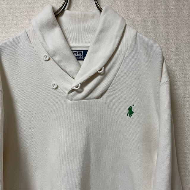 Ralph Lauren(ラルフローレン)の90s RALPH LAUREN【ラルフローレン】ショールカラースウェット！！ メンズのトップス(スウェット)の商品写真