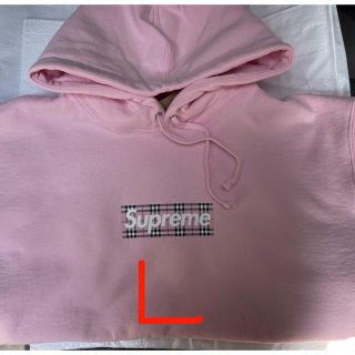 シュプリーム(Supreme)のL シュプリーム　バーバリー　パーカー(パーカー)