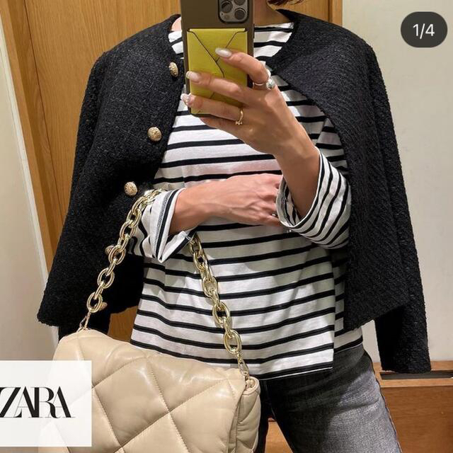 ZARA - タグ付き!ZARA ツイードジャケット XSの通販 by K's ZARA - タグ付き!ZARA ツイードジャケット XSの通販 by K's