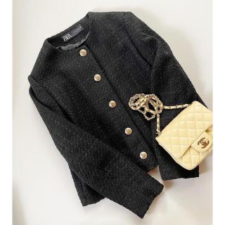 ZARA - タグ付き!ZARA ツイードジャケット XSの通販 by K's shop
