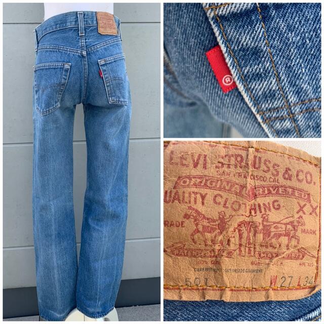 Levi's(リーバイス)のLevi's 501 USA製 W27 ハイウエストデニム レディースデニム レディースのパンツ(デニム/ジーンズ)の商品写真