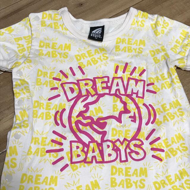 DREAMBABYS(ドリームベイビーズ)の半袖ロンパース キッズ/ベビー/マタニティのベビー服(~85cm)(ロンパース)の商品写真