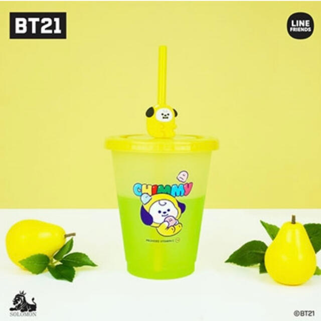 防弾少年団(BTS)(ボウダンショウネンダン)の新品　BT21 タンブラー　チミ インテリア/住まい/日用品の日用品/生活雑貨/旅行(その他)の商品写真