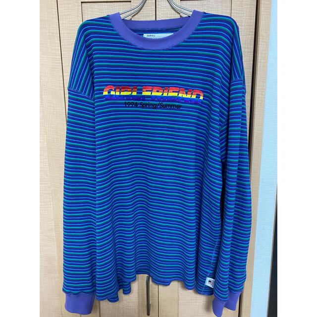 サイズスペックフリーDAIRIKU Border Tシャツ 22ss Girlfriend