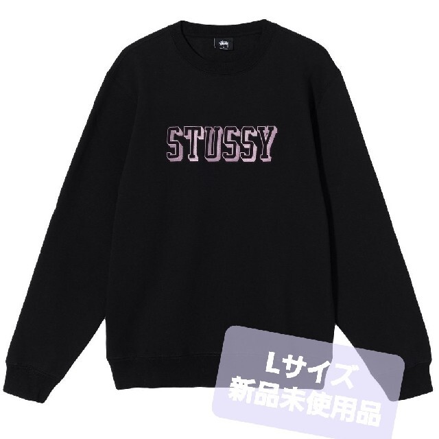 STUSSY stussy ステューシー スウェット ブラック L - スウェット