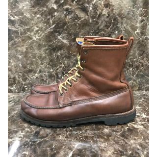 Russell Moccasin ラッセルモカシン 青タグ レザー ブーツ